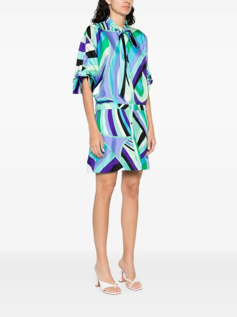 PUCCI abstract-pattern dress - Green