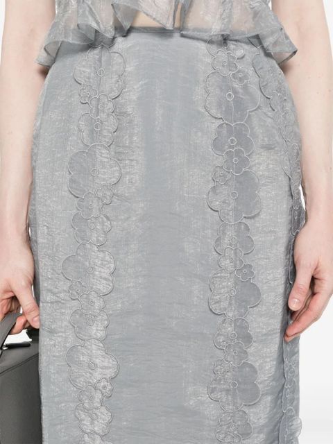 Cecilie Bahnsen Olympia skirt - Grey