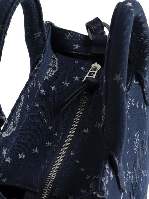 Zadig&Voltaire Angel monogram denim tote bag - Blue