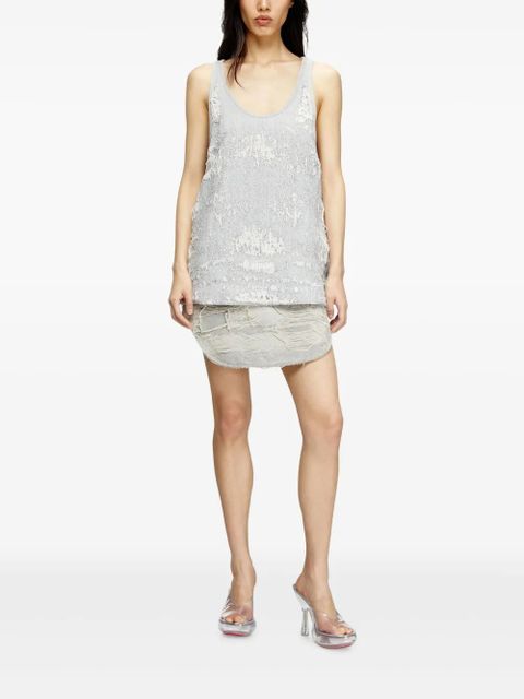 Diesel De-Dalby-Fsg tank top - Grey