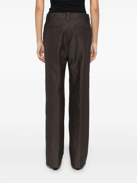 LEMAIRE straight-leg trousers - Brown