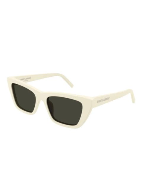 Saint Laurent Eyewear square-frame sunglasses - Neutrals - zdjęcie produktu nr 2