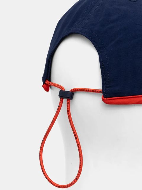 adidas by Stella McCartney czapka z daszkiem kolor granatowy z aplikacją JP1176