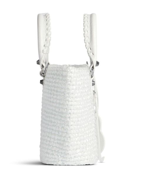 Balenciaga small Le Cagole Panier tote bag - White