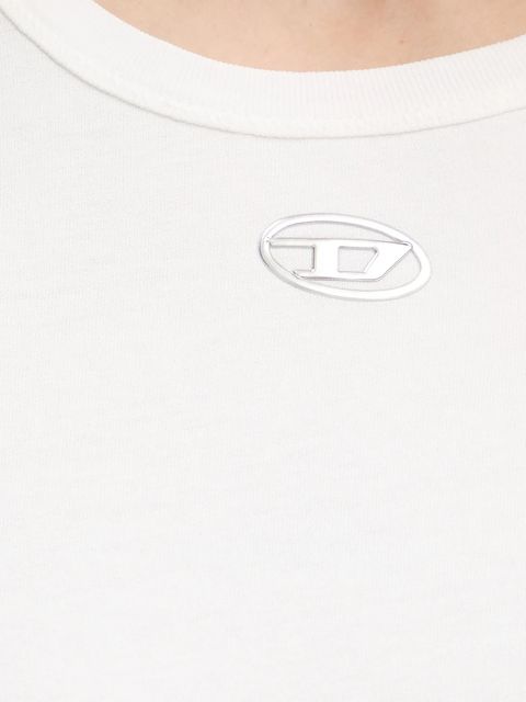 Diesel t-shirt bawełniany T-NORMY-OD-S1 damski kolor beżowy A20399.0JMBB