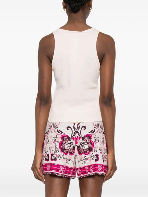 TWINSET cutout-detail top - Pink