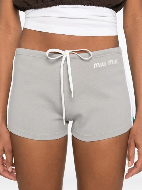 Miu Miu trim detail shorts - Grey - zdjęcie produktu nr 2