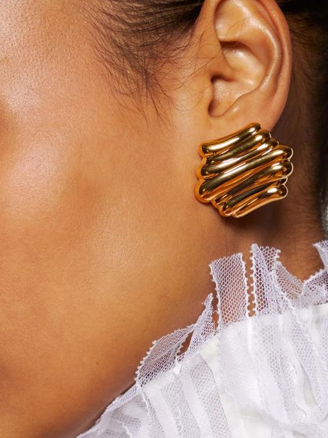 KHAITE Crema earrings - Gold