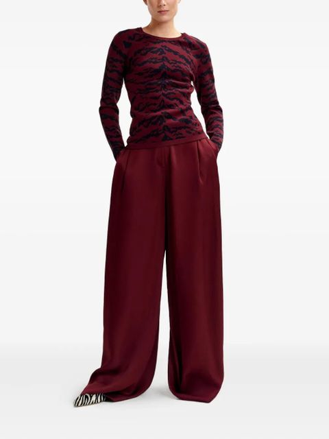 Essentiel Antwerp Inovember pleated palazzo pants - Red - zdjęcie produktu nr 2