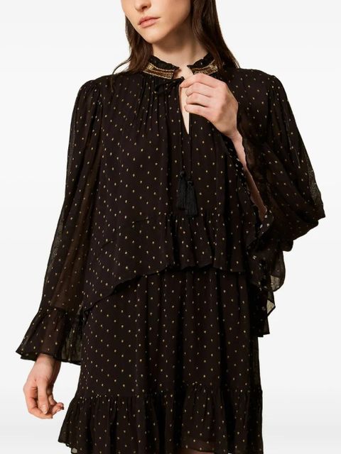 TWINSET georgette dress - Black