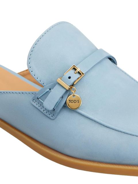 Tod's leather mules - Blue