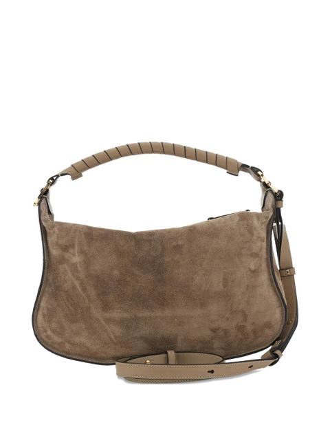 Chloé Marcie suede small shoulder bag - Neutrals
