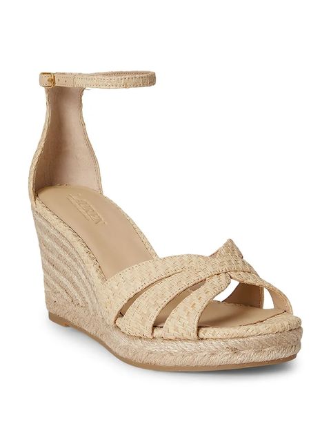 Lauren Ralph Lauren sandały na koturnie Nellie - zdjęcie produktu nr 1