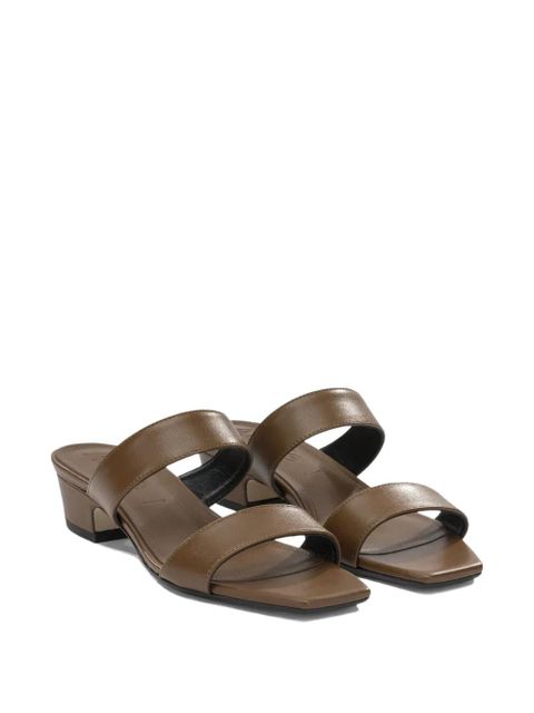 Aeyde Kemi square-toe sandals - Brown - zdjęcie produktu nr 2