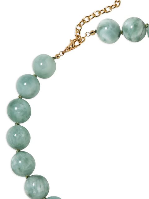 Jennifer Behr Louisa jade beaded necklace - Green