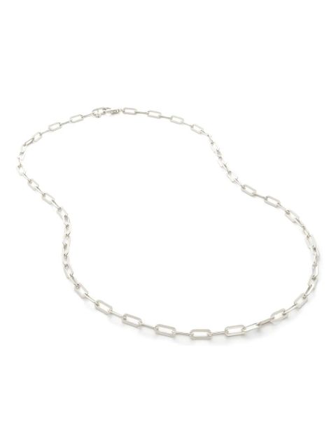 Monica Vinader recycled sterling-silver paperclip-chain necklace