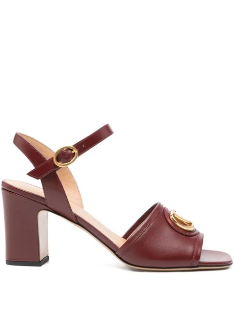 Valentino Garavani VLogo heeled sandals - Red - zdjęcie produktu nr 1