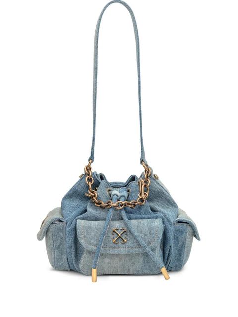 Off-White Dumbo.B chain bucket bag - Blue - zdjęcie produktu nr 1
