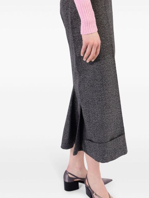 Prada A-line maxi skirt - Grey