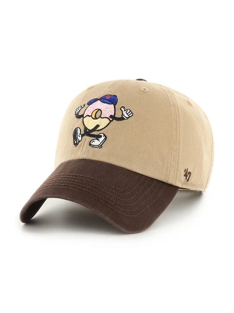 47 brand czapka z daszkiem bawełniana MLB New York Mets kolor zielony B-CARCU16GWS-KH - zdjęcie produktu nr 1