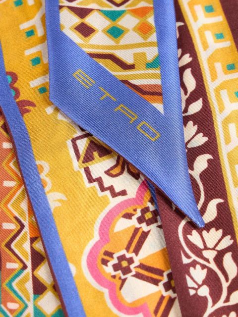 ETRO printed silk foulard - Neutrals - zdjęcie produktu nr 2