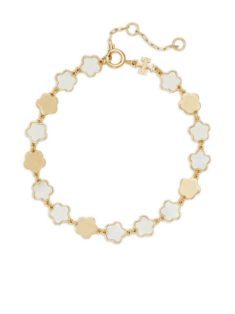 Tory Burch flower-shaped gold bracelet - zdjęcie produktu nr 1