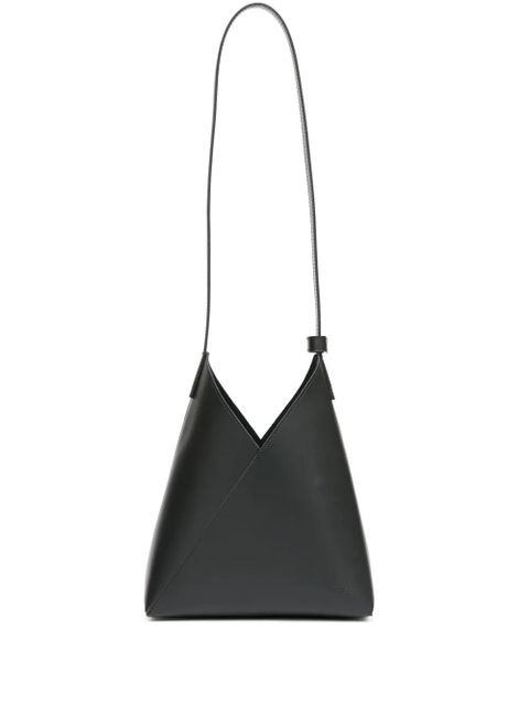 MM6 Maison Margiela small Fortune Cookie leather shoulder bag - Black - zdjęcie produktu nr 1