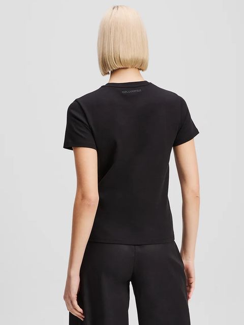 Karl Lagerfeld t-shirt bawełniany - zdjęcie produktu nr 1