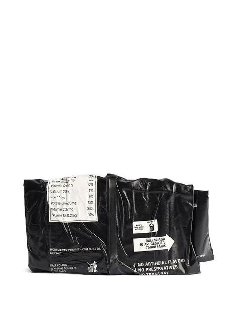 Balenciaga leather clutch bag - Black - zdjęcie produktu nr 2