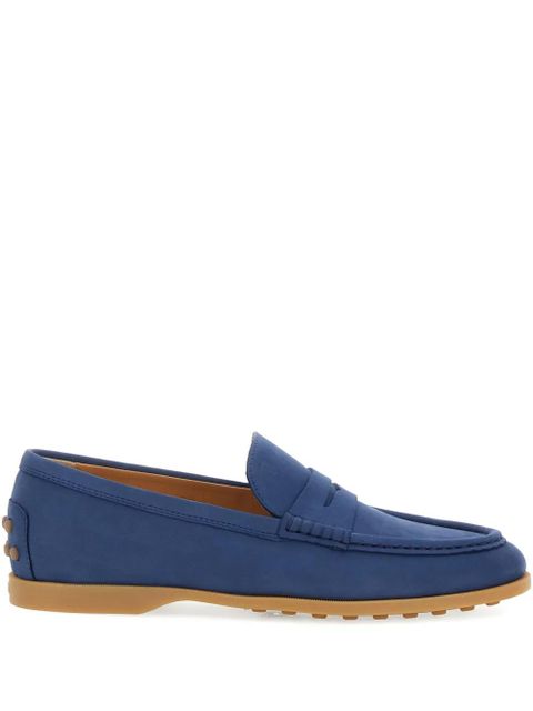 Tod's penny-detail loafers - Blue - zdjęcie produktu nr 1