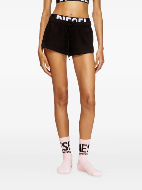 Diesel Miranda-D-Pop waistband-logo shorts - Black - zdjęcie produktu nr 2