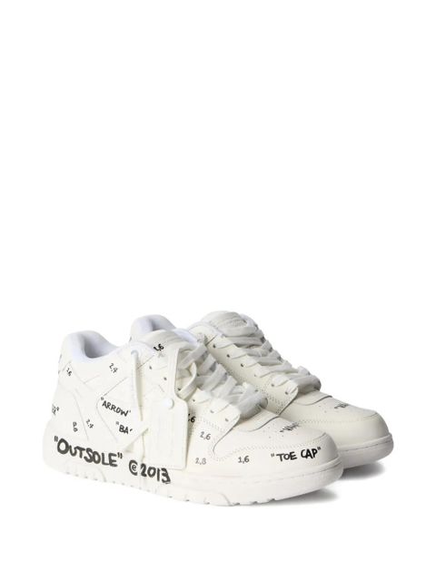 Off-White quotation leather out of office trainers - zdjęcie produktu nr 2