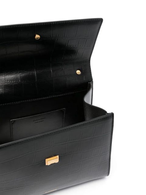 Jil Sander logo-print shoulder bag - Black - zdjęcie produktu nr 2