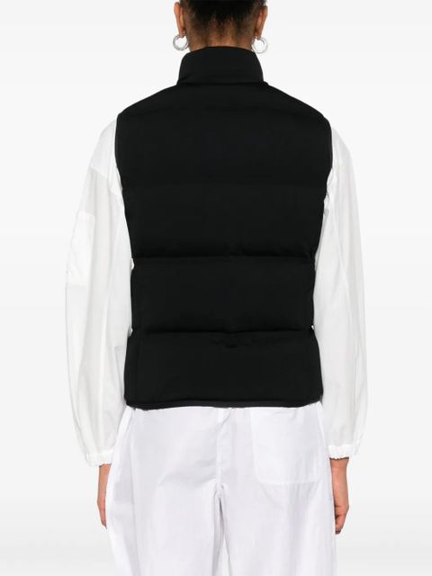 Moncler padded gilet - Black