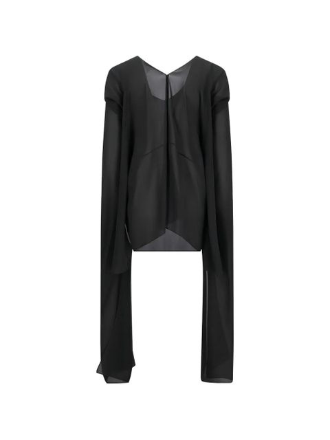 The Row V-neck top - Black - zdjęcie produktu nr 2