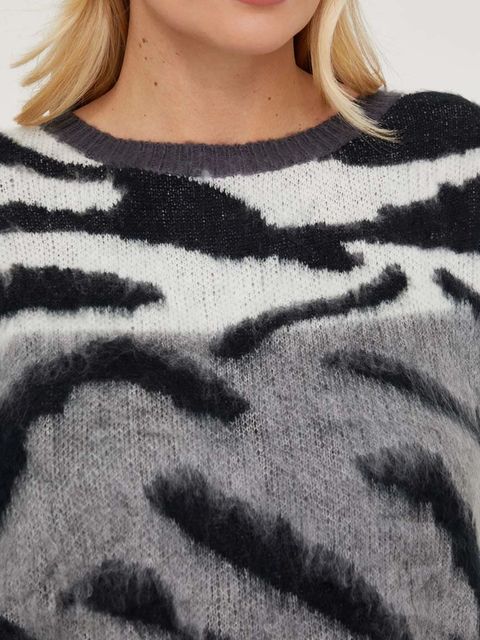 Answear.LAB sweter z dodatkiem wełny damski kolor szary