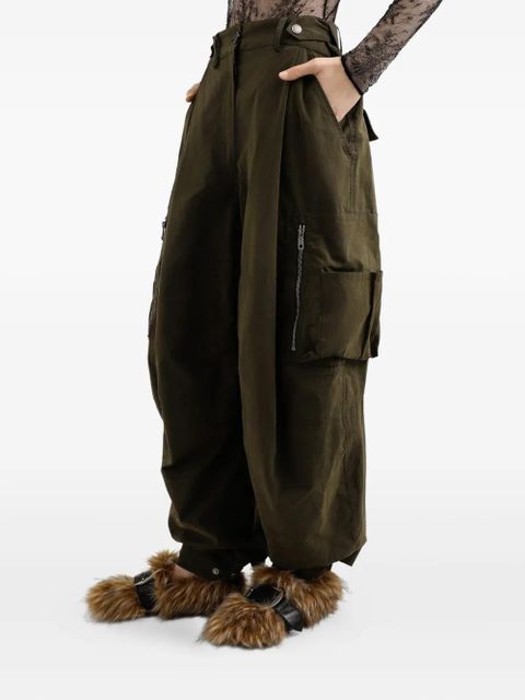 Dolce & Gabbana pleated cargo pants - Brown