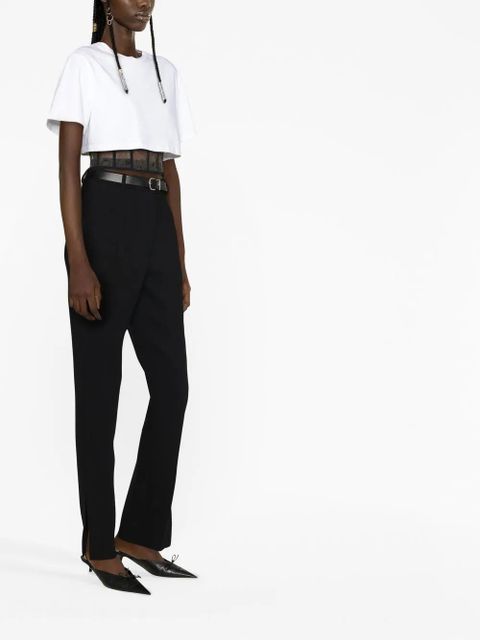 Dolce & Gabbana high-rise tapered trousers - Black