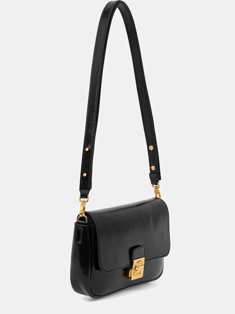 Coccinelle torebka skórzana kolor czarny E5 U4M 52 01 01