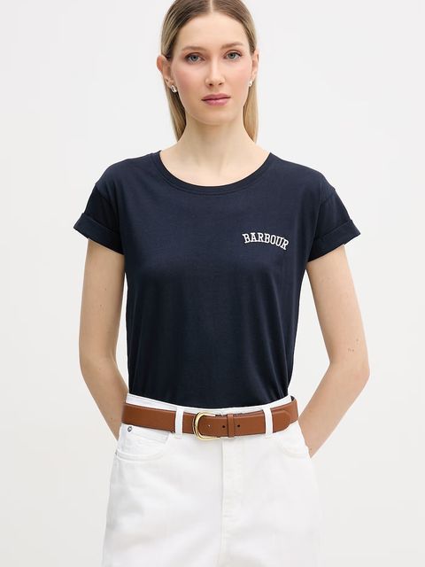 Barbour t-shirt bawełniany - zdjęcie produktu nr 2