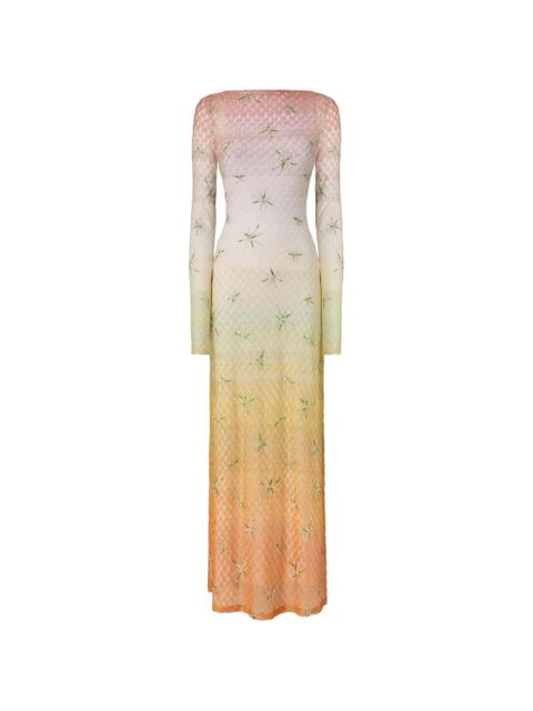 Missoni embroidered beach dress - Orange - zdjęcie produktu nr 1