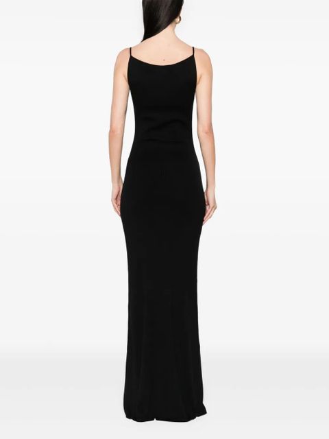 Aya Muse Lyr maxi dress - Black