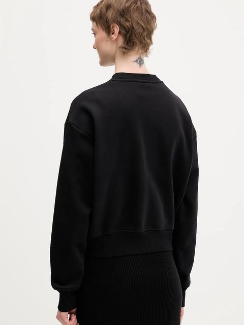 Karl Lagerfeld Jeans bluza bawełniana damska kolor czarny z nadrukiem B1W20041