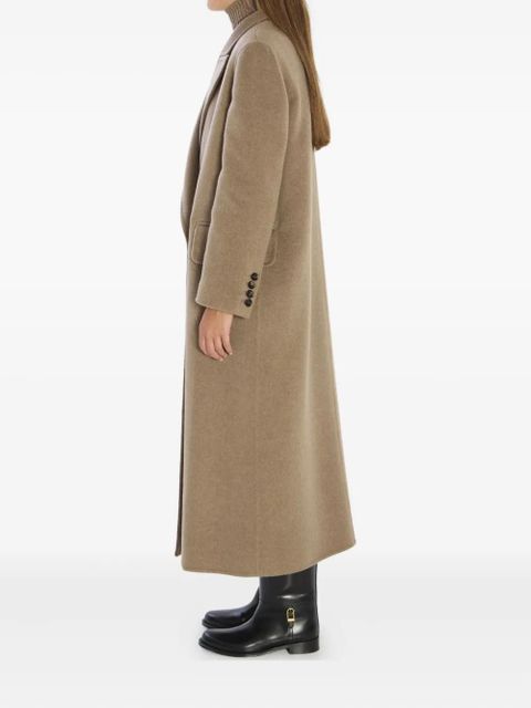 Max Mara Armonia peaked-lapel cashmere coat - Neutrals