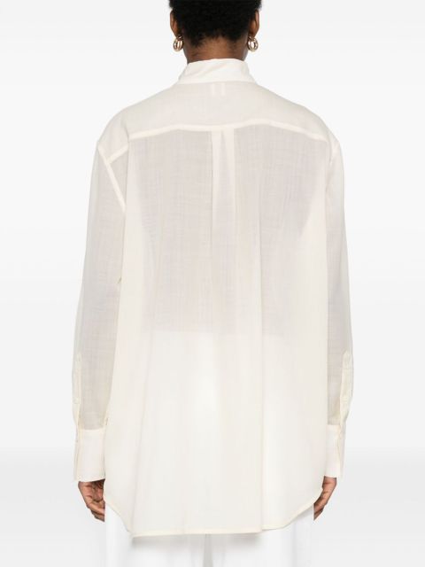 TOTEME voile shirt - White