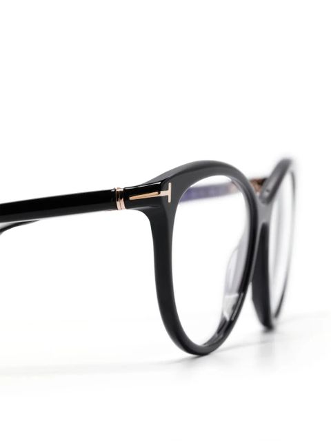 TOM FORD Eyewear FT5990B round-frame glasses - Black