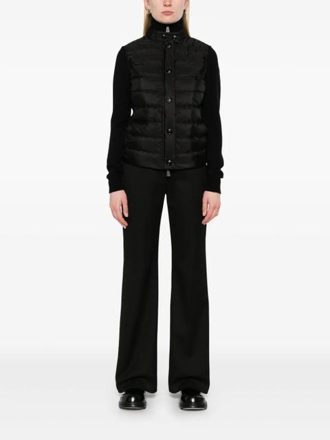 Moncler Grenoble padded cardigan - Black - zdjęcie produktu nr 2