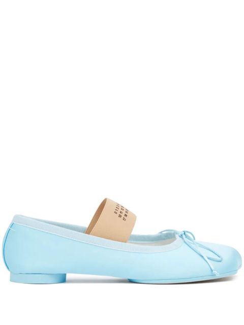 MM6 Maison Margiela Anatomic ballerina shoes - Blue - zdjęcie produktu nr 1