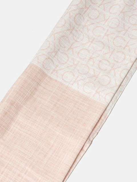 Calvin Klein szal bawełniany - zdjęcie produktu nr 2