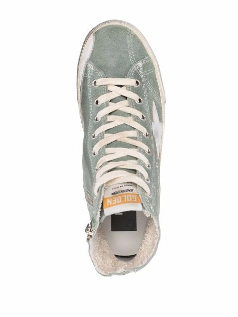 Golden Goose Francy high-top suede sneakers - Green